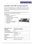 

SuperMicro SRV SR0 datablad Gen10

