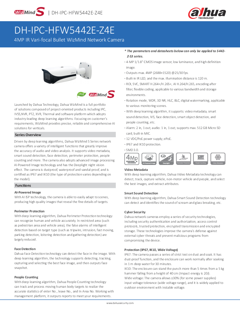 

IPC HFW5442E Z4E S3

