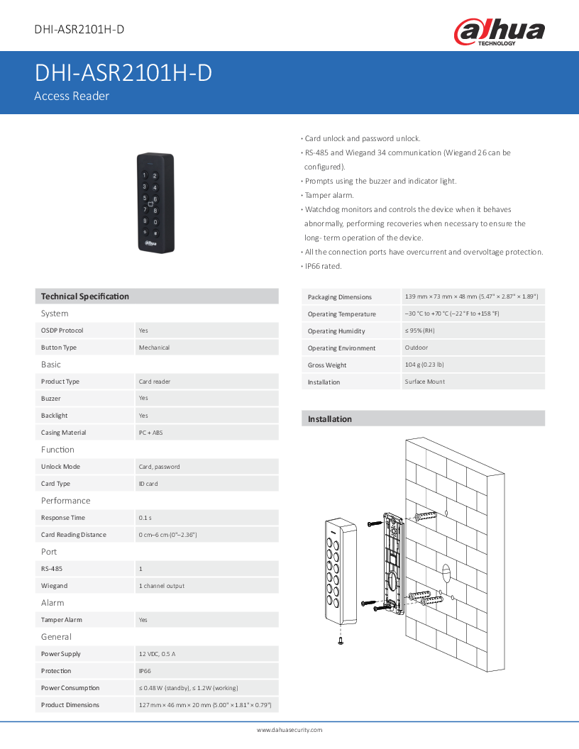 

ASR2101H D

