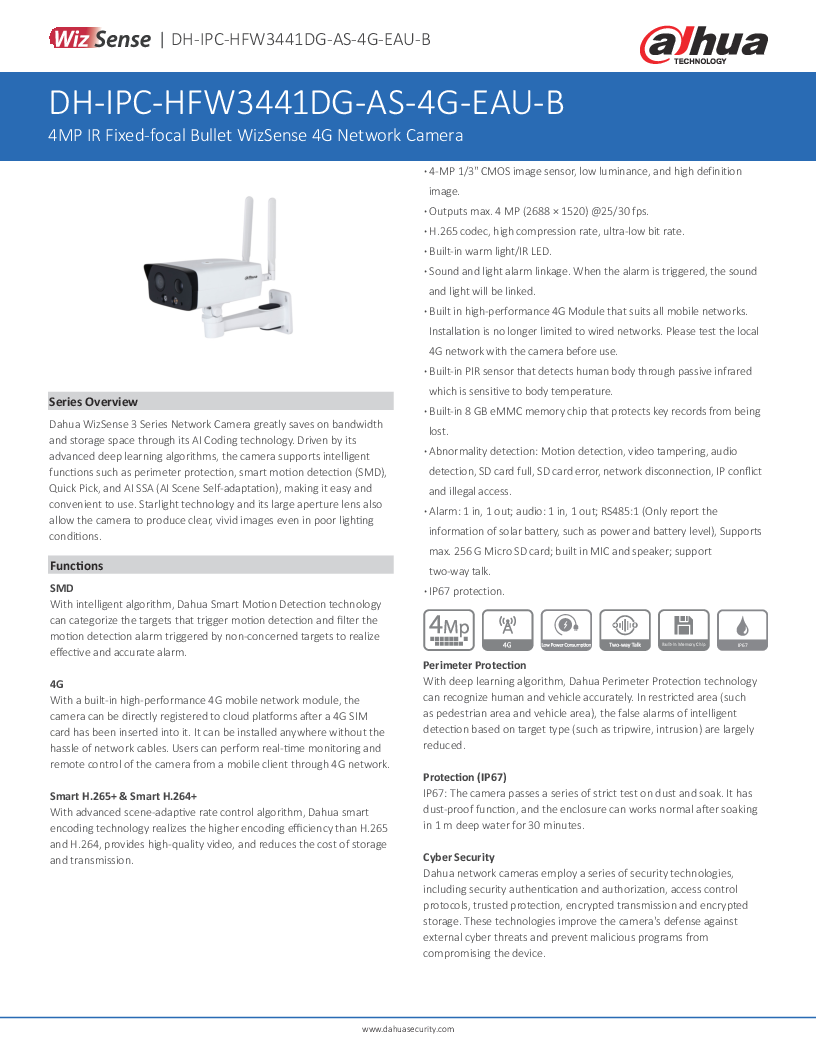 

IPC HFW3441DG AS 4G 36

