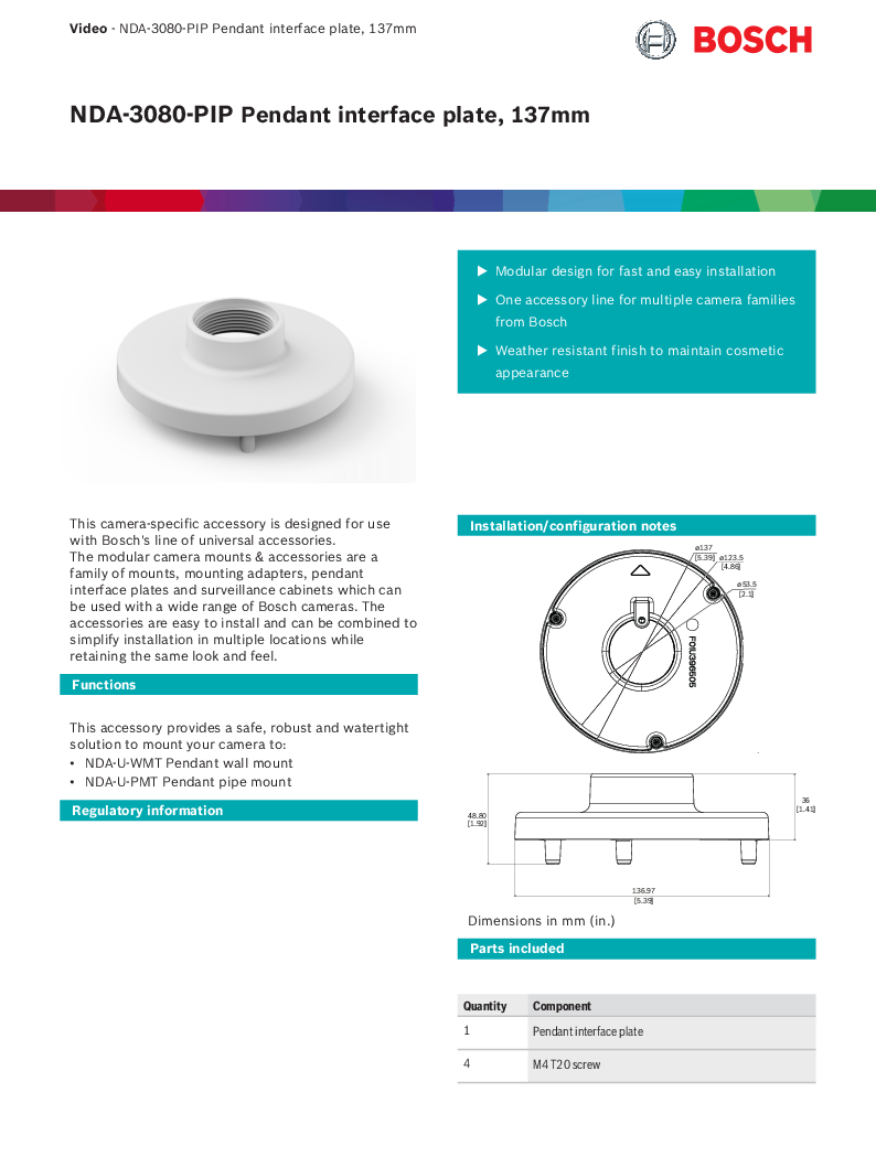 

NDA 3080 PIP

