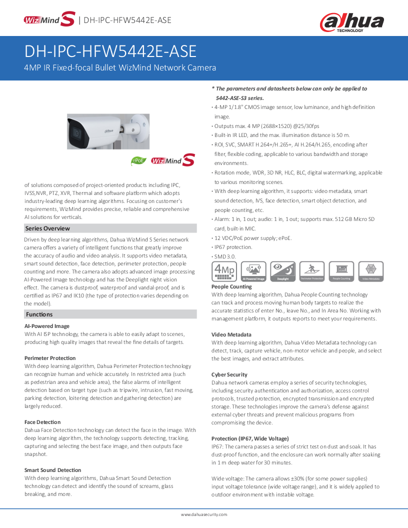 

IPC HFW5442E ASE 28 S3

